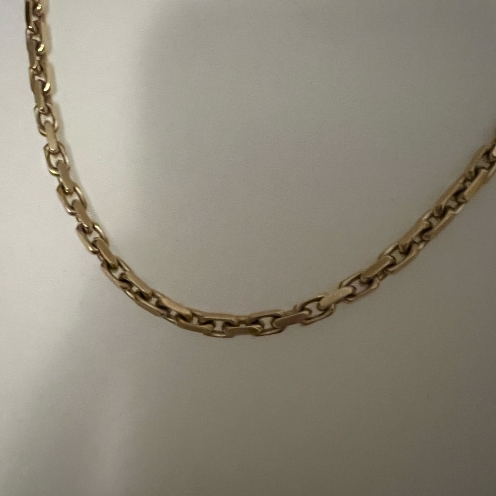 Men’s 14k 22” Necklace & Matching 8” bracelet set - Picture 10 of 11